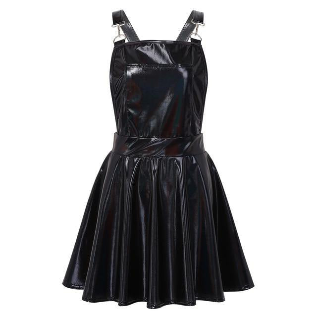 Vinyl princess jumpsuit - coveralls - dress - dresses - holographic - jumpers