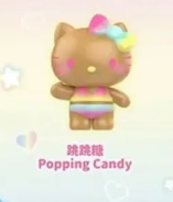 Kitty Summer Rainbow Candy Mini Figures blind bag (3 pcs in a bag)