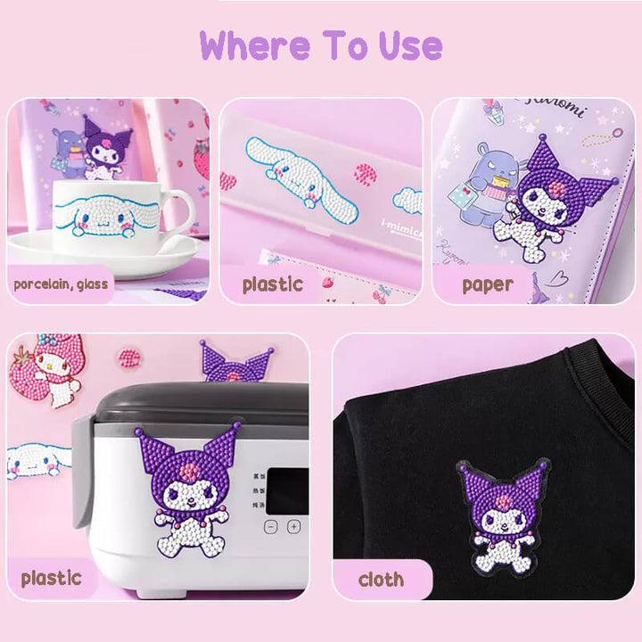 Autocollants de peinture au diamant Kawaii DIY