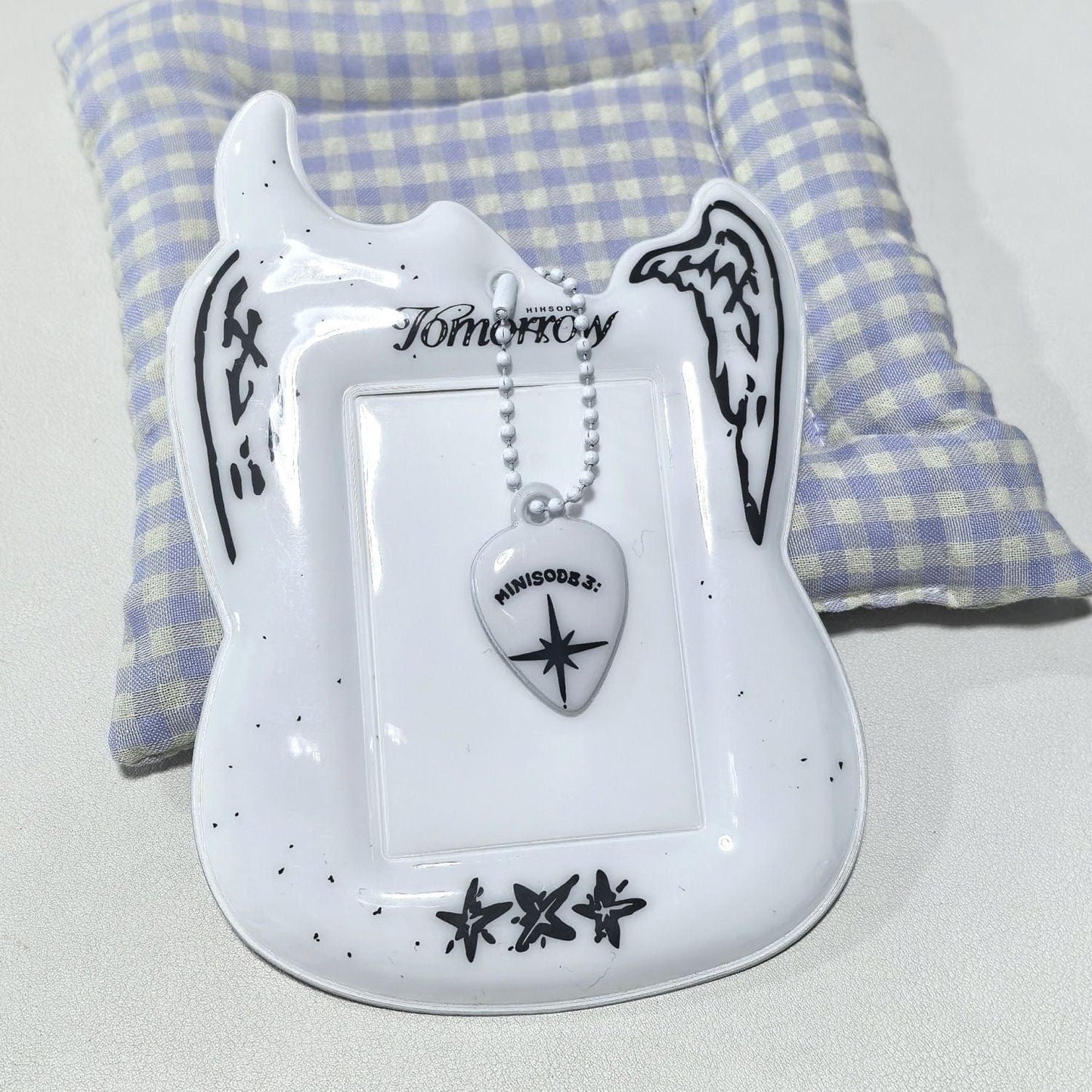 Holder Kpop Photocard Keychain Shaped Y2K Guitar