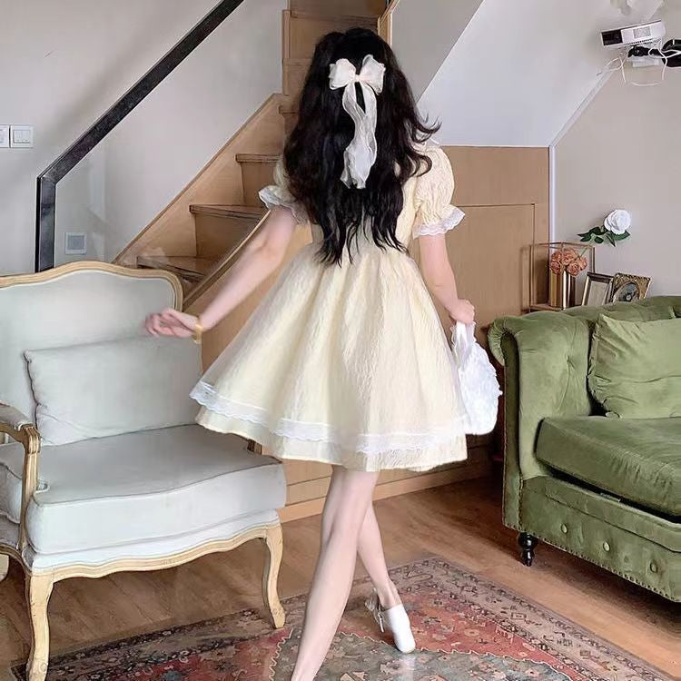 Yellow Sweetheart Dress - Dresses