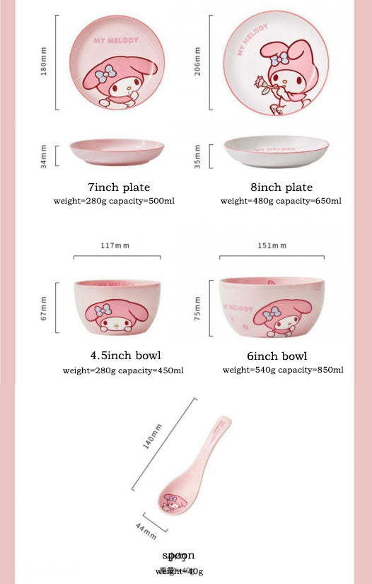 Cartoon Tableware Set KI433