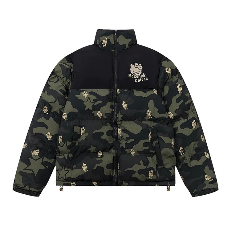 Kitty Camouflage Winter Jacket KI346