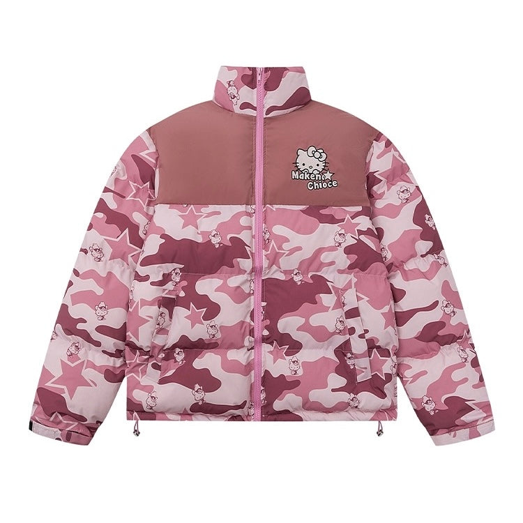 Kitty Camouflage Winter Jacket KI346