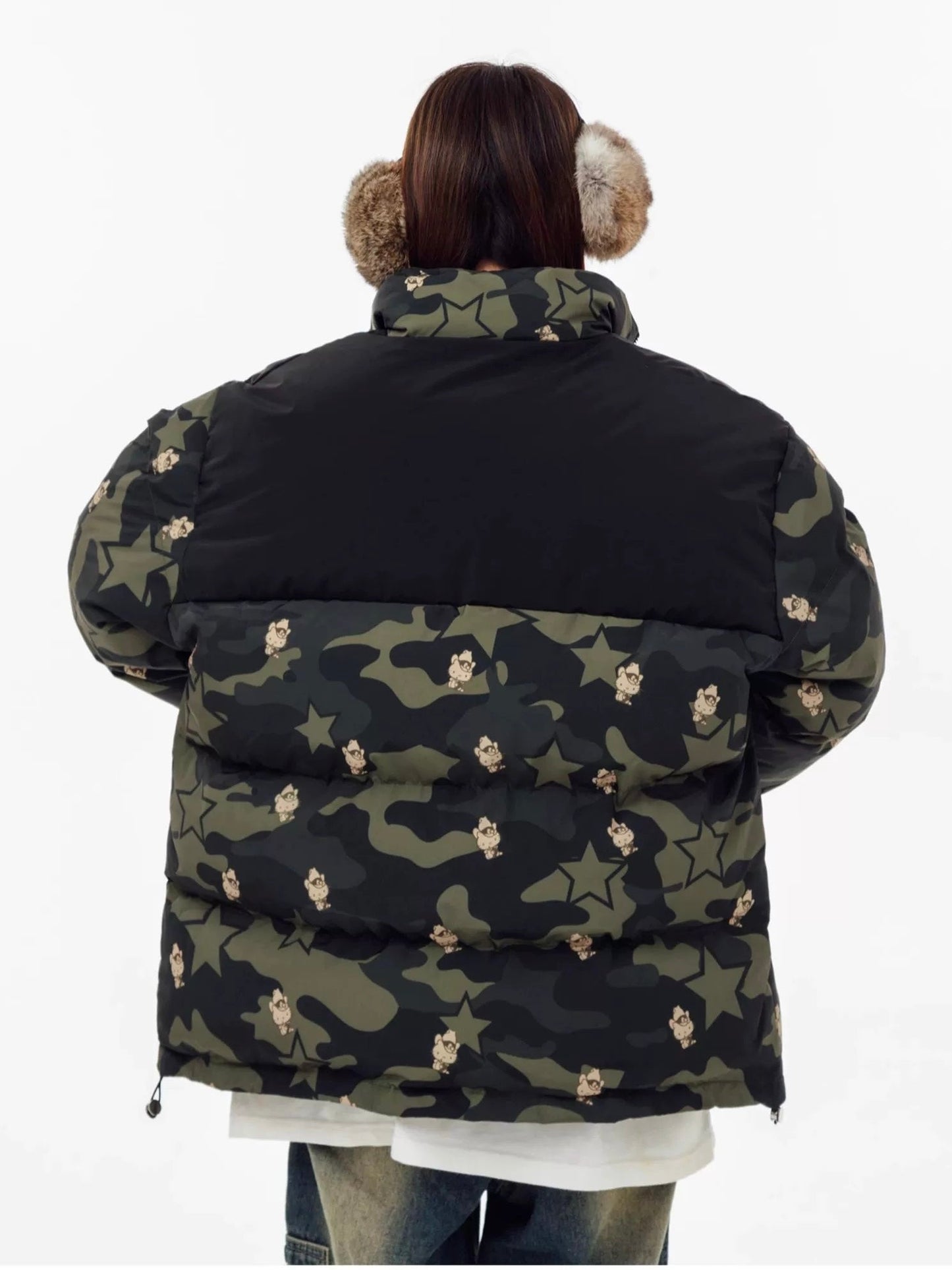 Kitty Camouflage Winter Jacket KI346