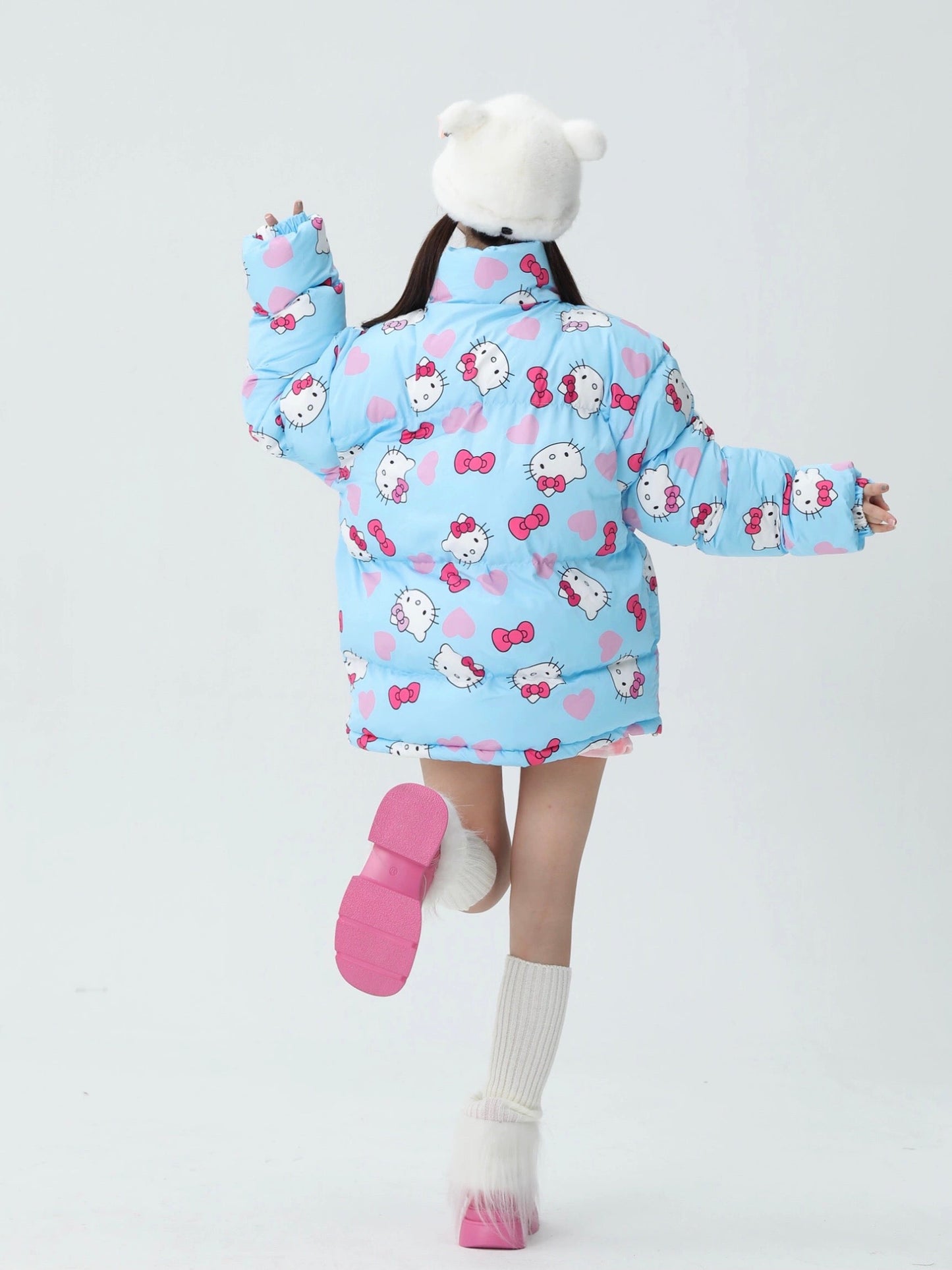 Kitty Cute Winter Puffer Coat KI349