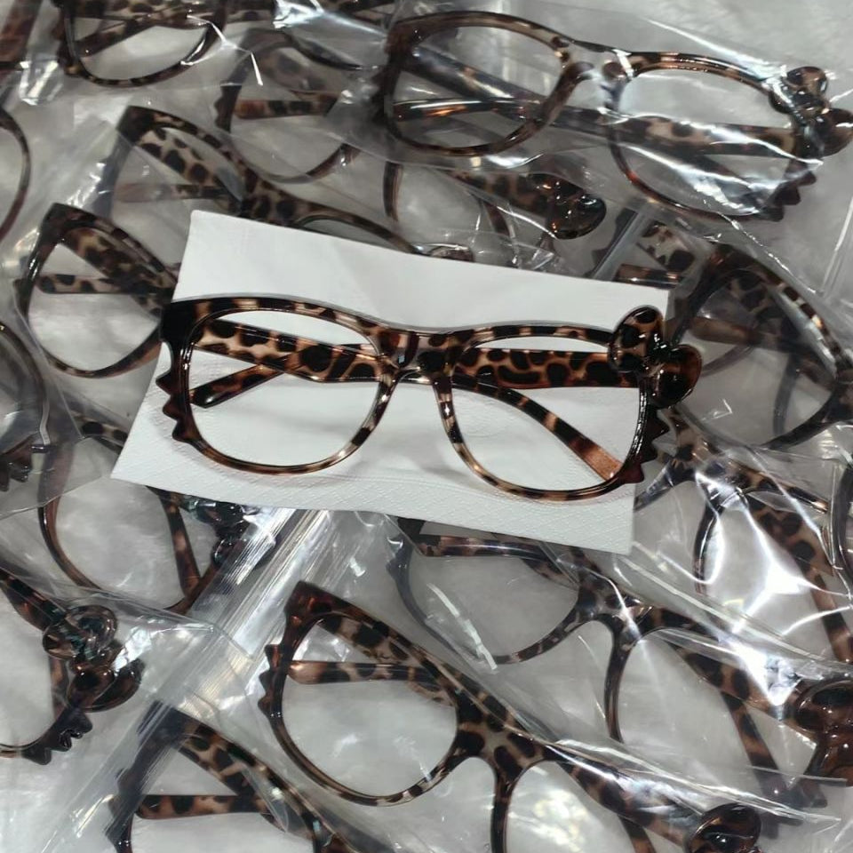 Lunettes à imprimé léopard pour chat SK322