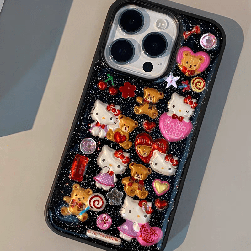 Kawaii Kitty Aufkleber Handyhülle SK482