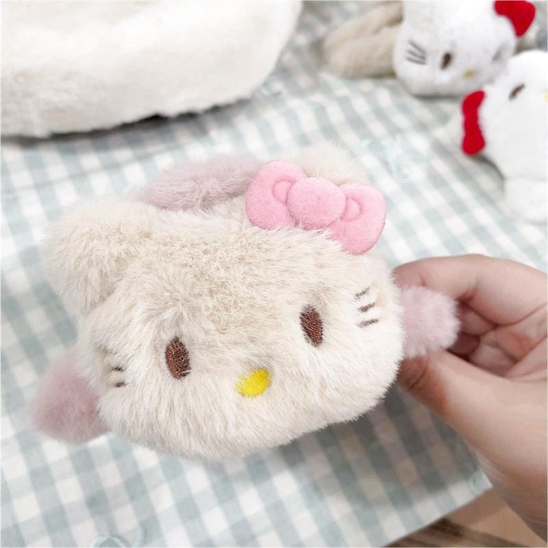 Plush Kitty Chignon Claw Hair Clip KI392