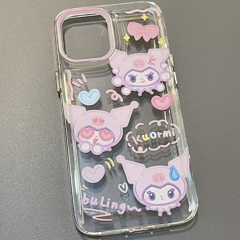 Kawaii Kirby Transparent Phone Case KI724