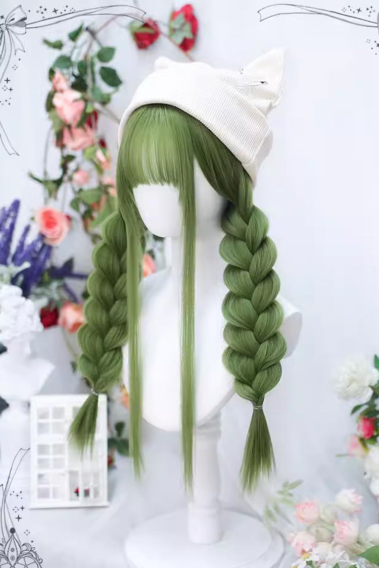 Sweet Lolita Long Straight Wig in Avocado Green