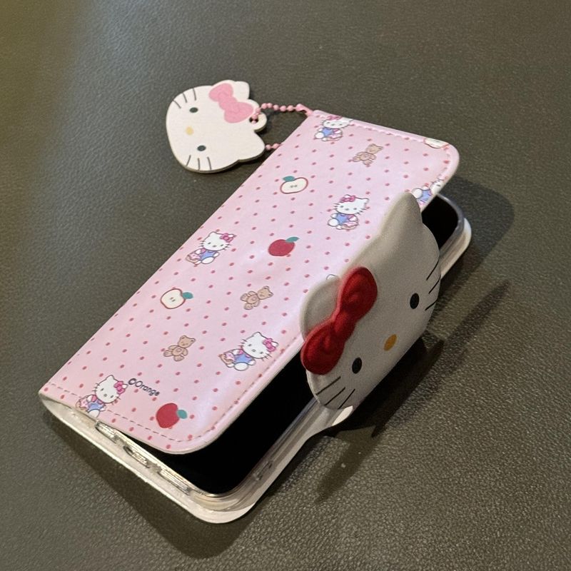 Pink Flip Bow Kitty Phone Case SK594