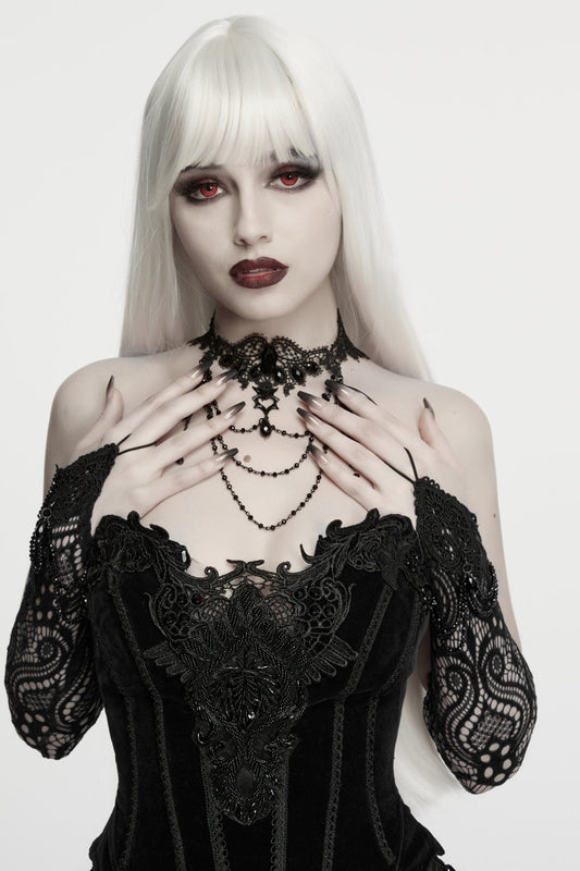 Slim-Fit Asymmetric Corset with Zipper and Strappy Balletcore Style