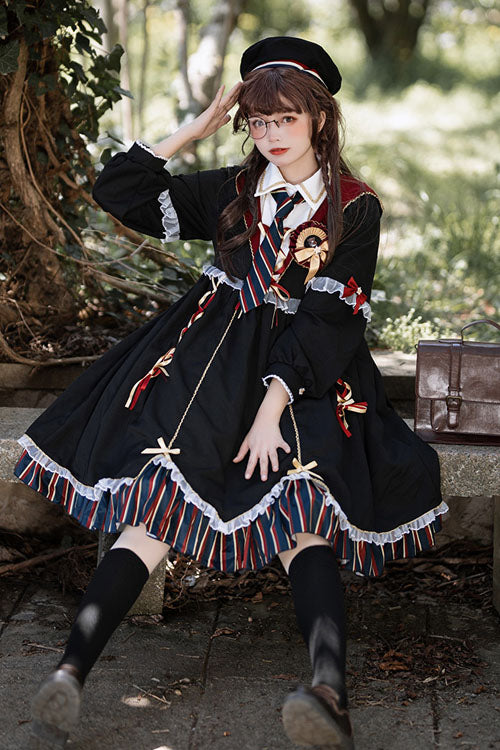 Witchcraft Academy Alchemy Long-Sleeve Gothic Jumper Dress - 4 Colors
