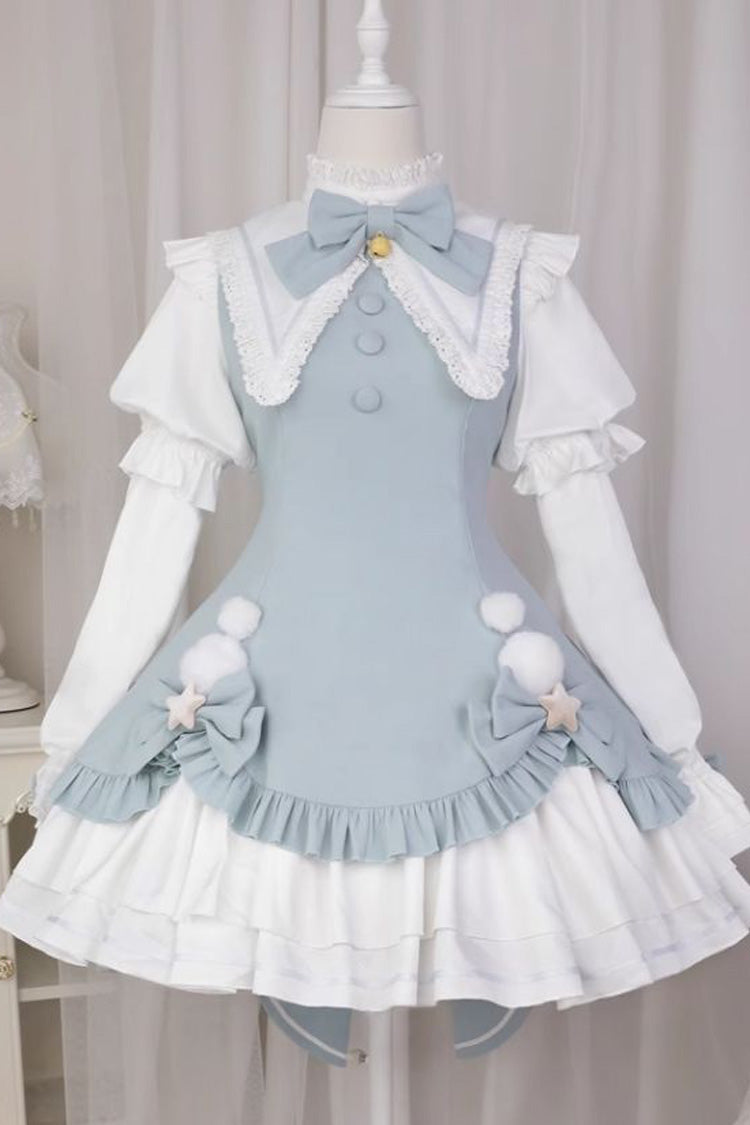 Sweet Princess Lolita Dress with Multi-Layer Ruffles - Magical Girl - Dual Colors