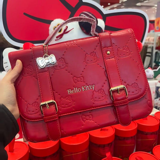 Red Kitty Cambridge Portable Backpack
