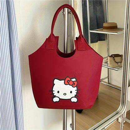 Kitty Cat Felt Tote Bag