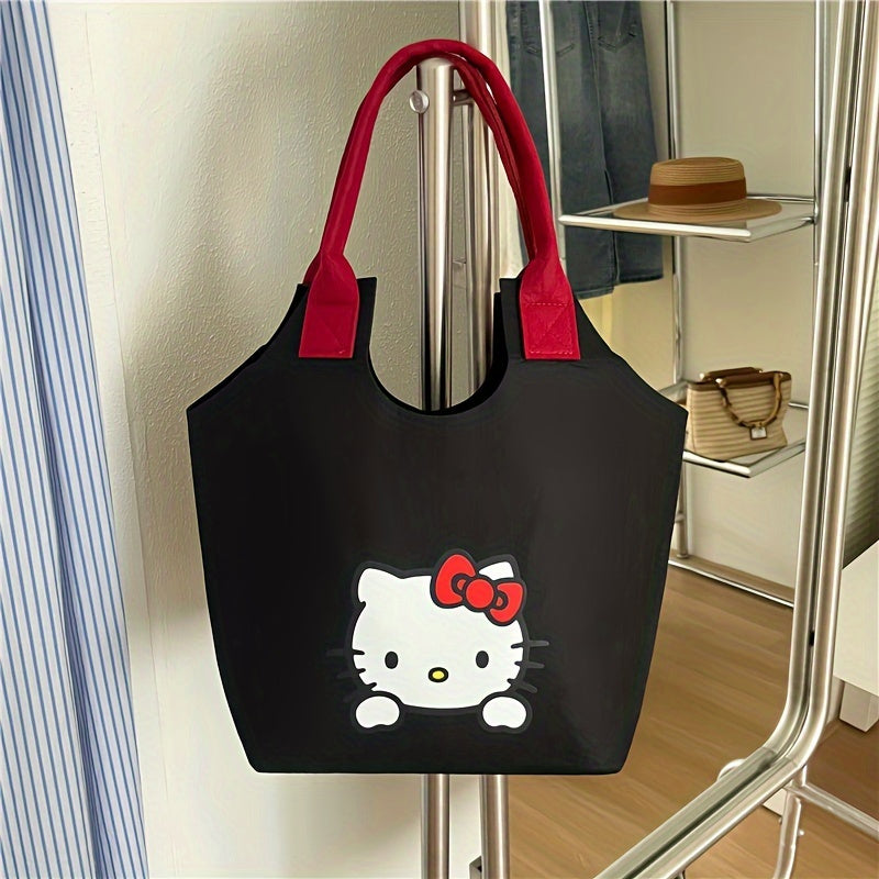 Kitty Cat Felt Tote Bag
