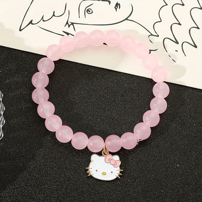Cute Kitty Glass Bead