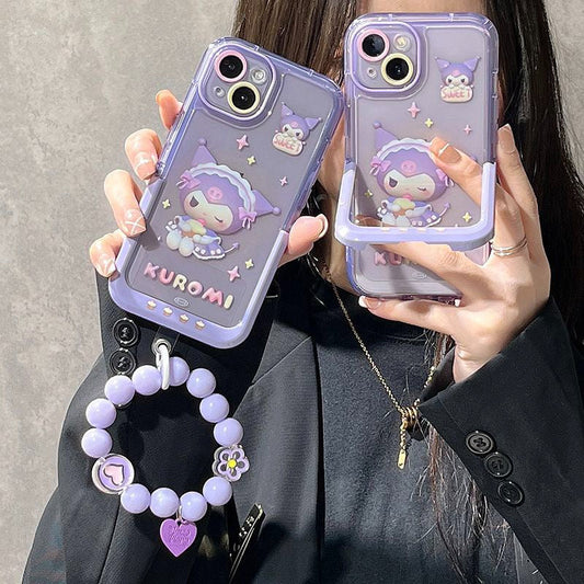 Purple Kuro iPhone Case With Bracelet