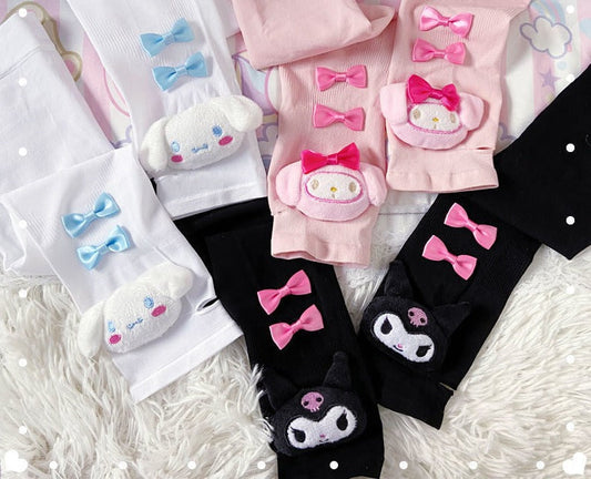 Kawaii Friends Bow Sleeves