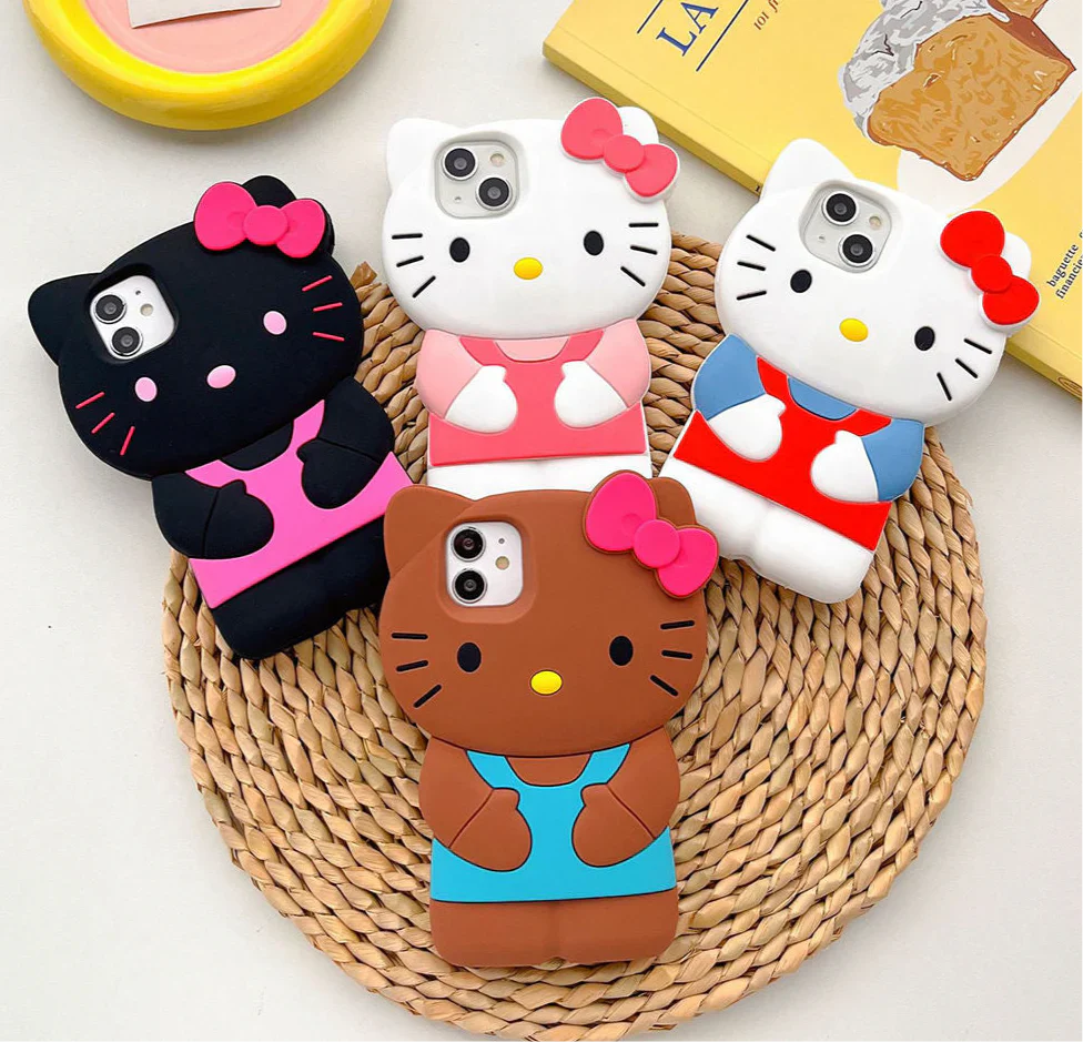 Kitty Kawaii Silicone Phone Case