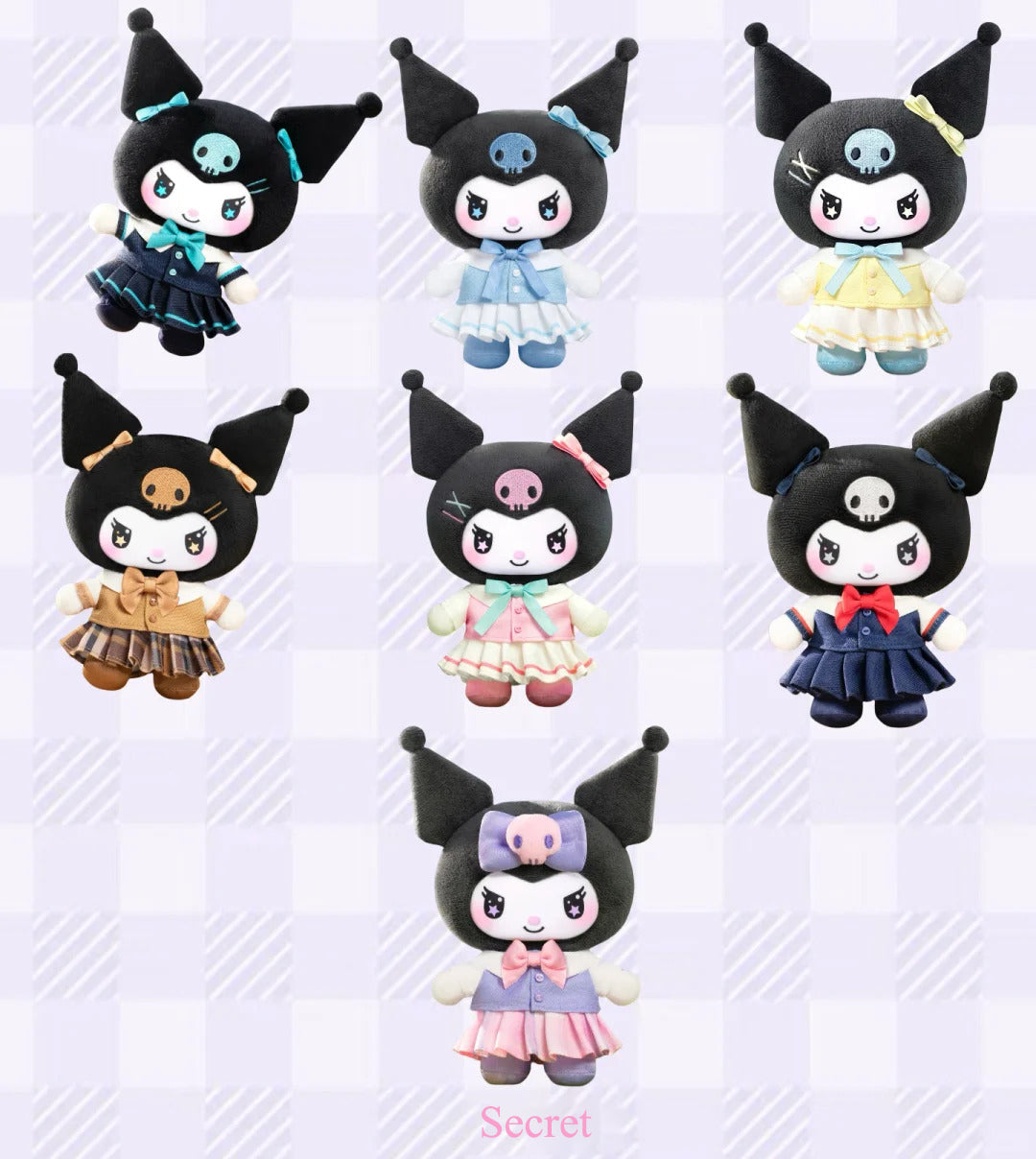 Series Vinyl School Blind Plush Diary Box Kuromi