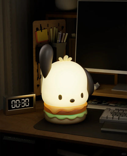 Lampe tactile Pocha Hamburger en silicone