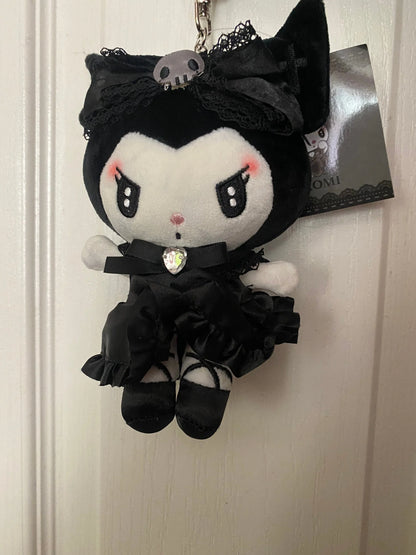 Kuro Melo Gothic Lace  Plush Keychain