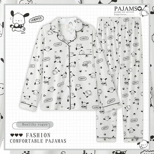 Pochacco Long Top Set Pajama Pants Sleeve �C