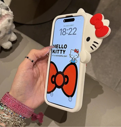 Kitty Hide-and-Seek Paradise Silicone Phone Case