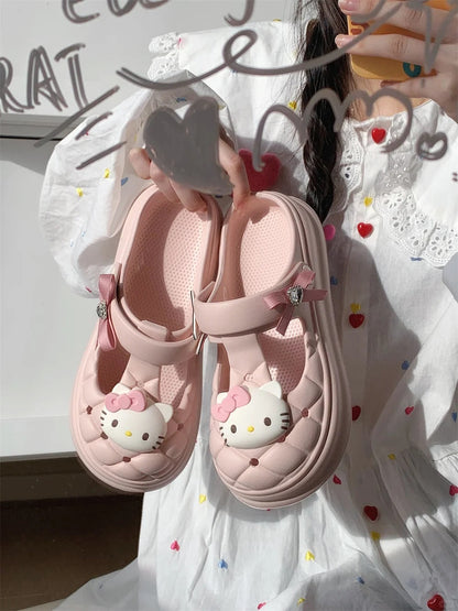 Sandales décontractées Kawaii Kitty Clogs SK460