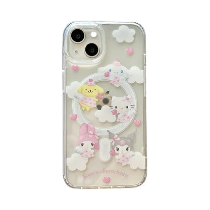 Cartoon Angelic Series iPhone Case with Grip