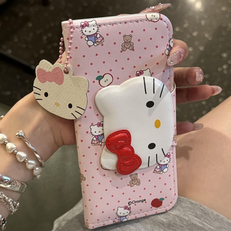 Pink Flip Bow Kitty Phone Case SK594