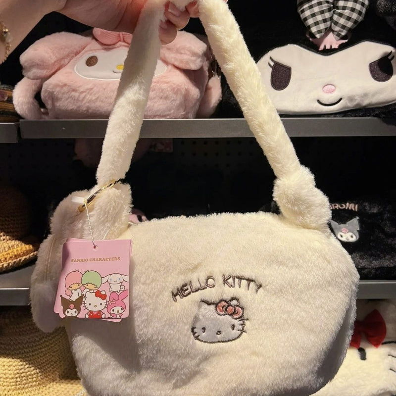 Sac à bandoulière en peluche Kitty KI377