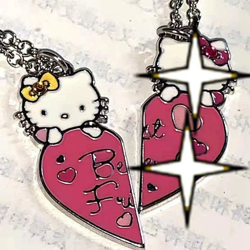 Collier Couple de chatons mignons KI329