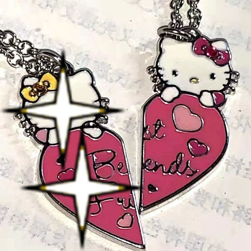 Collier Couple de chatons mignons KI329