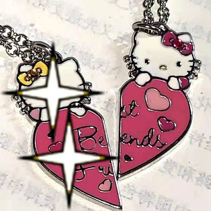 Collier Couple de chatons mignons KI329