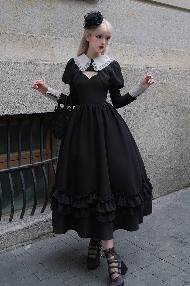 Gothic Lolita JSK Dress with Jacquard Pattern