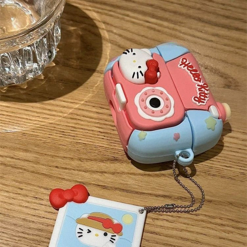 Cartoon Kitty Camera Airpod Case KI650