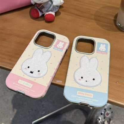 Cute Miffy Embroidery Phone Case KI728