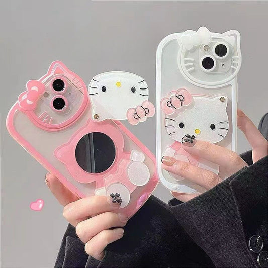 Kitty Makeup Mirror Phone Case KI357