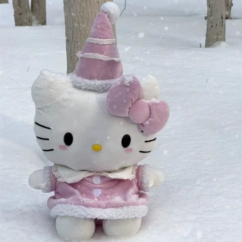 Christmas Pink Kitty Plush Doll KI691