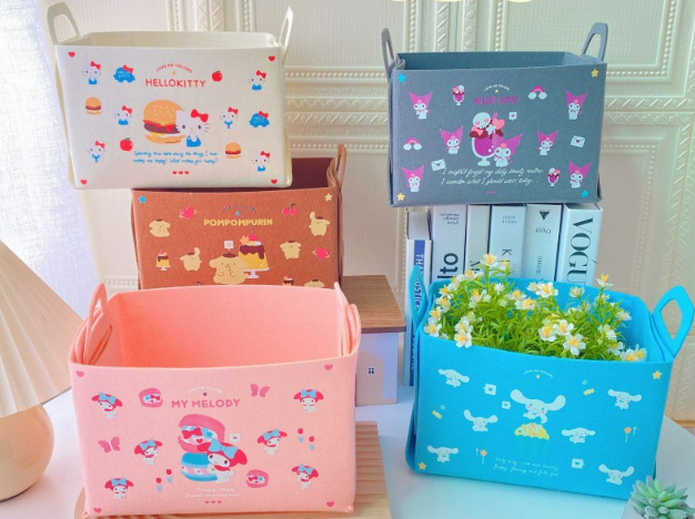 Cartoon Foldable Storage Basket