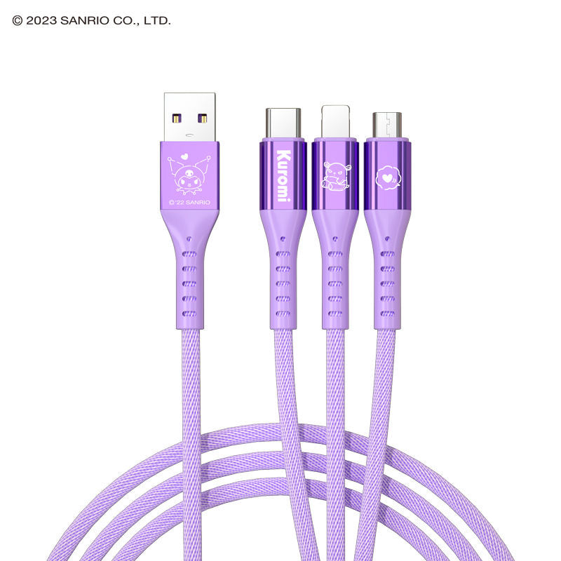 Cartoon 3in1 Charging Cable