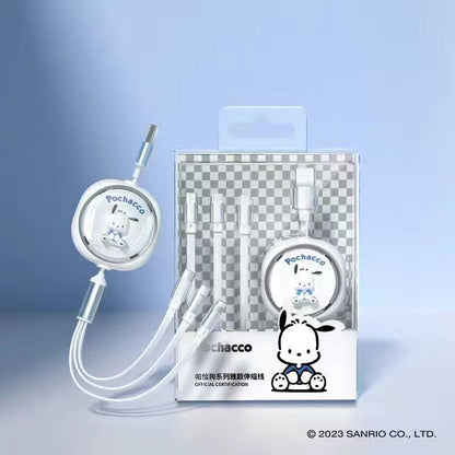 Cartoon 3in1 Charging Cable