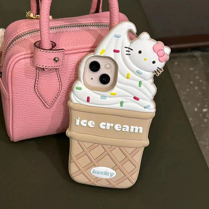 Handyhülle mit Eiscreme-Motiv von Kitty