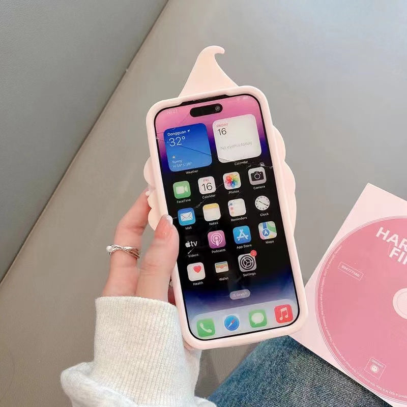 Pink Kitty Ice Cream Phone Case