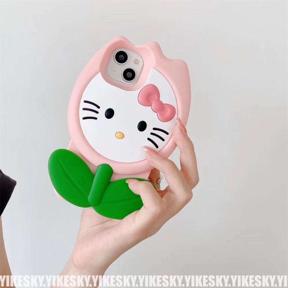 Coque de téléphone à motif de chat mignon