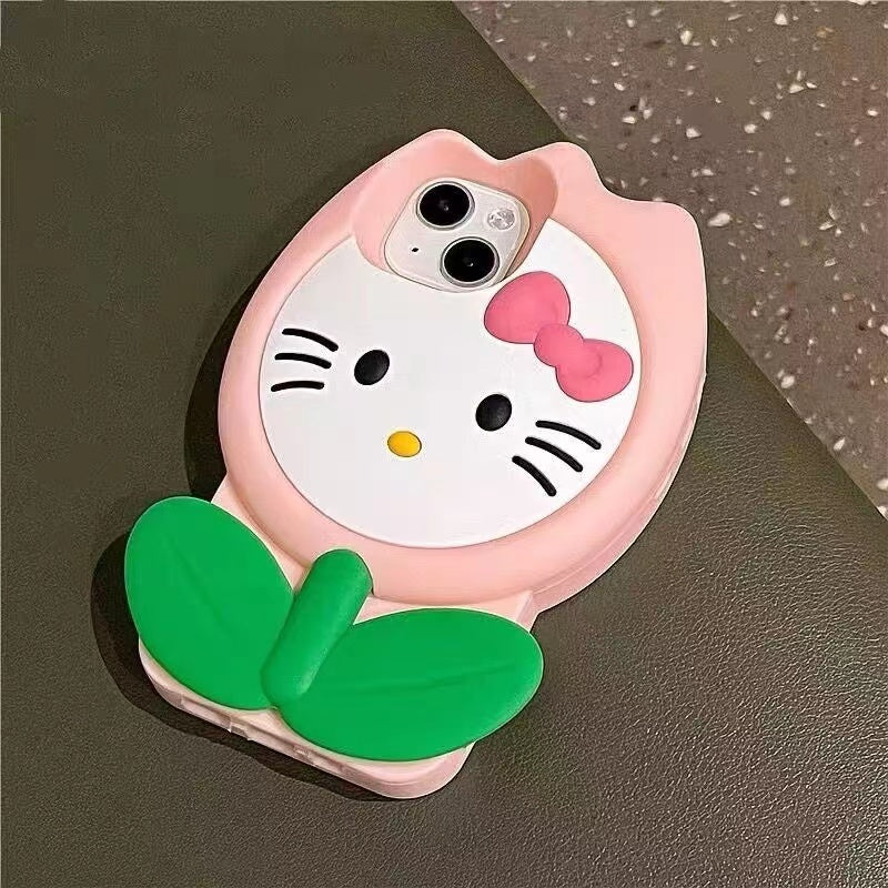 Coque de téléphone à motif de chat mignon